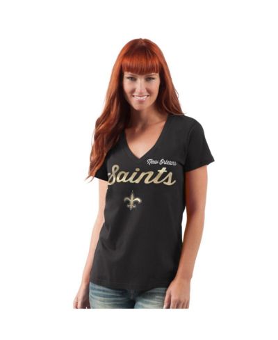 G-III 4Her by Carl Banks Женская футболка V-образного выреза New Orleans Saints