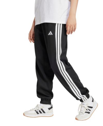 adidas Women's Essentials 3-Stripes Pull-On Fleece Loose Pants
