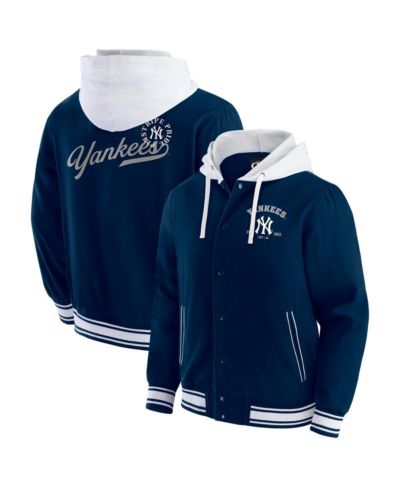 Мужская куртка Fanatics Navy New York Yankees Full-Snap Hooded Jacket