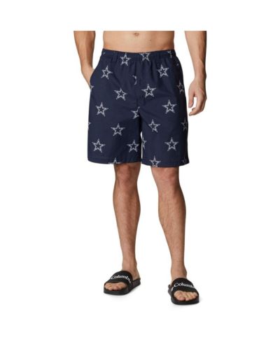 Мужские шорты Columbia Navy Dallas Cowboys Backcast III с принтом