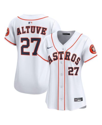 Nike Женская джерси Houston Astros Jose Altuve White Limited
