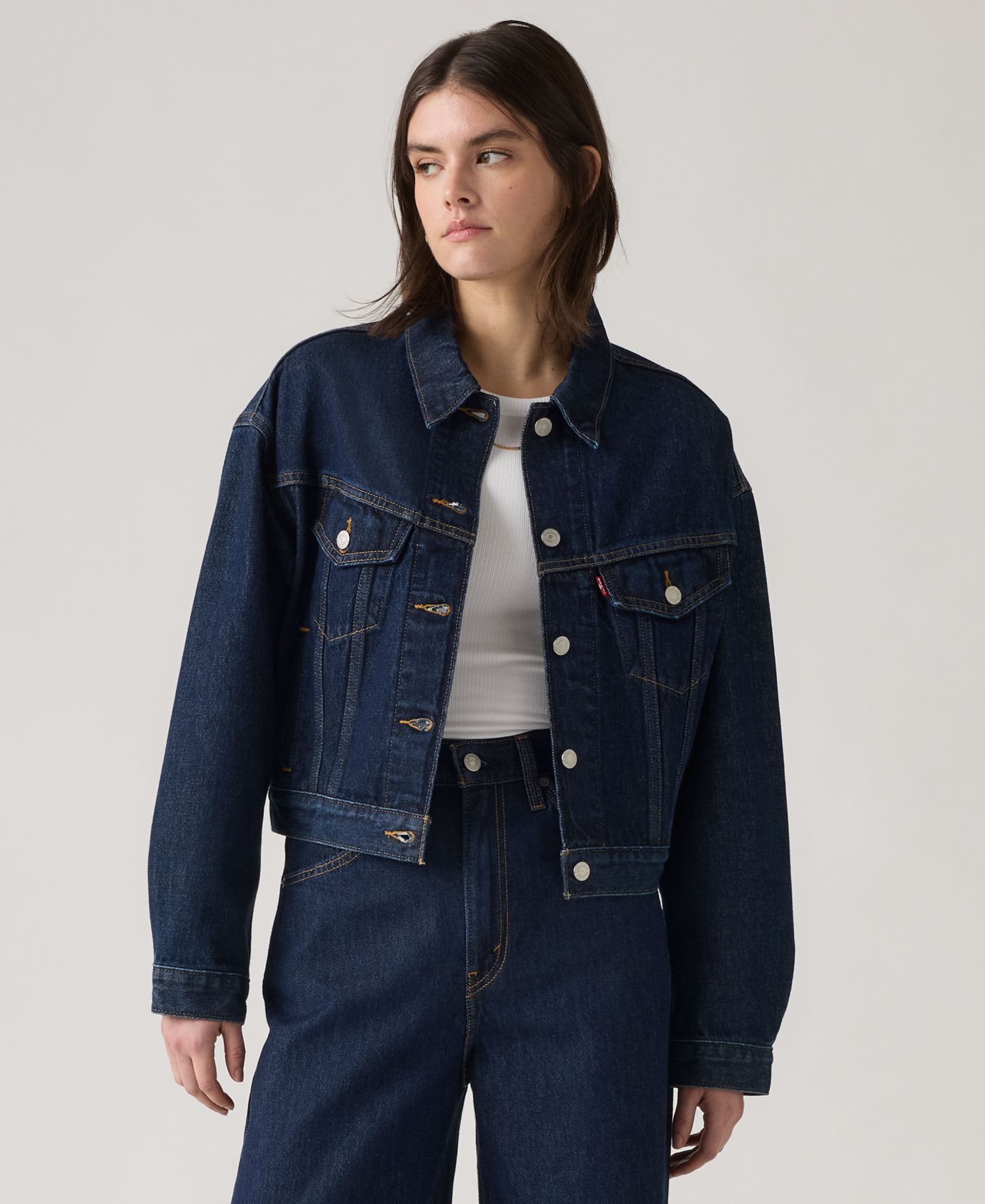 Женская джинсовая куртка Levi's Shrunken '90s Trucker