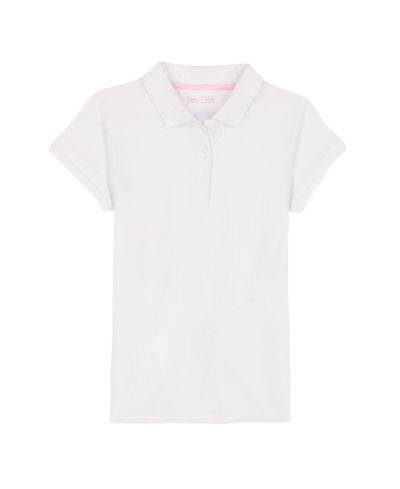 Nautica Little Girls Short Sleeve Interlock Polo Shirt