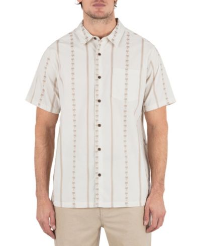 Hurley Мужская рубашка с коротким рукавом Jacquard Rincon