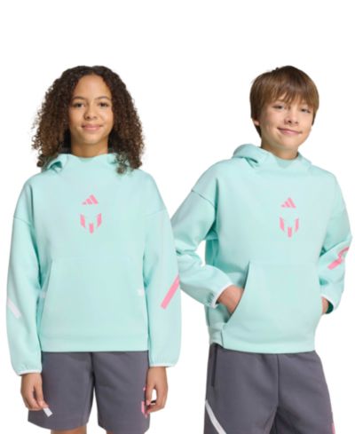 adidas Boys' and Girls' 6-20 Messi Z.N.E. Soccer Hoodie