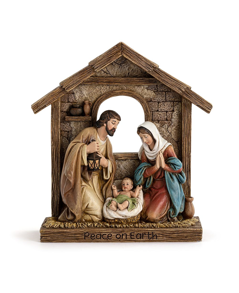 Napco Религиозная композиция Nativity Holy Family "Peace on Earth", 9.25"