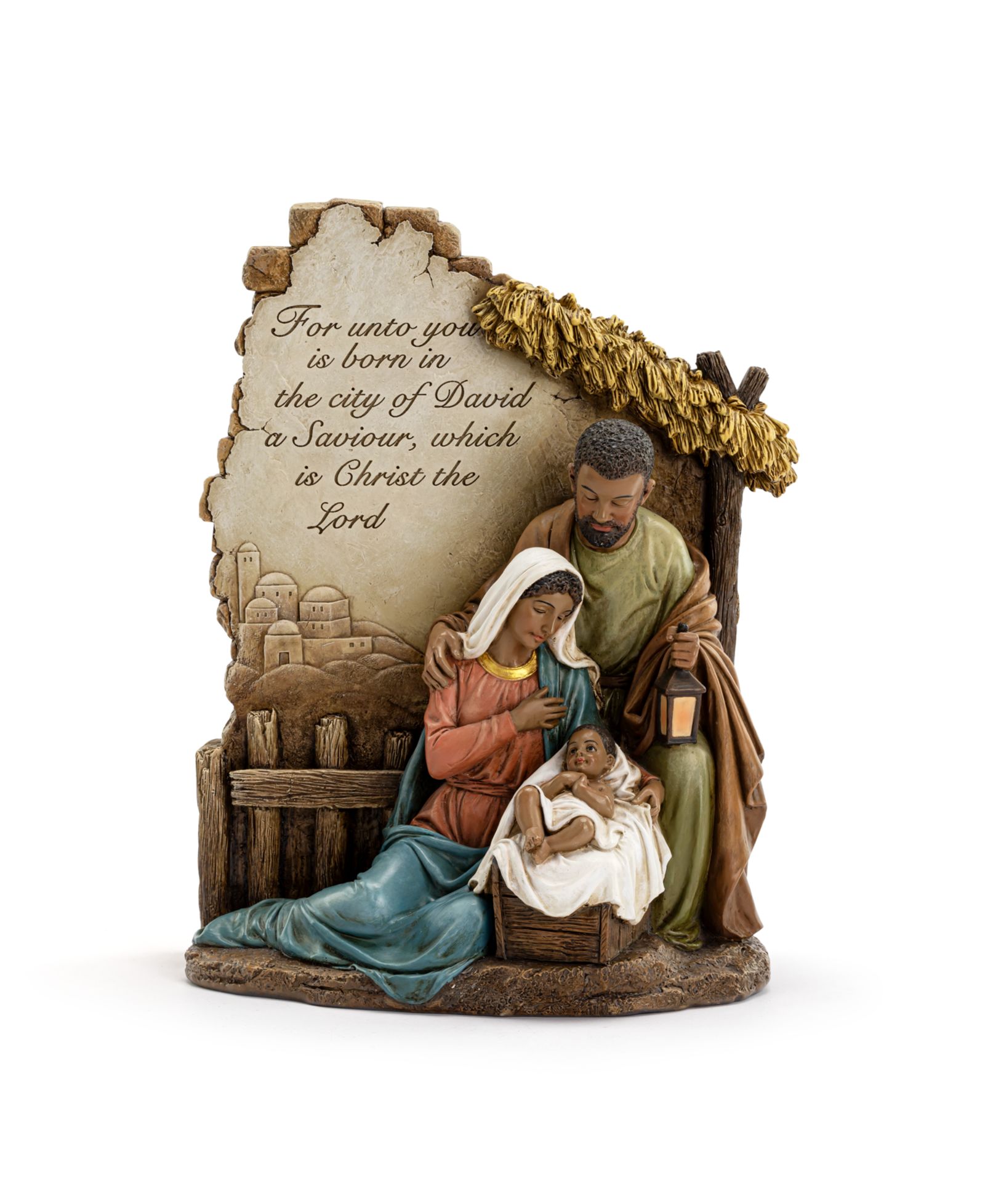 Napco Африканская статуэтка Nativity 10.25"