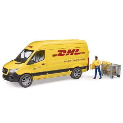 Модель Bruder Mercedes-Benz Sprinter DHL Van с водителем 6271, 1/16