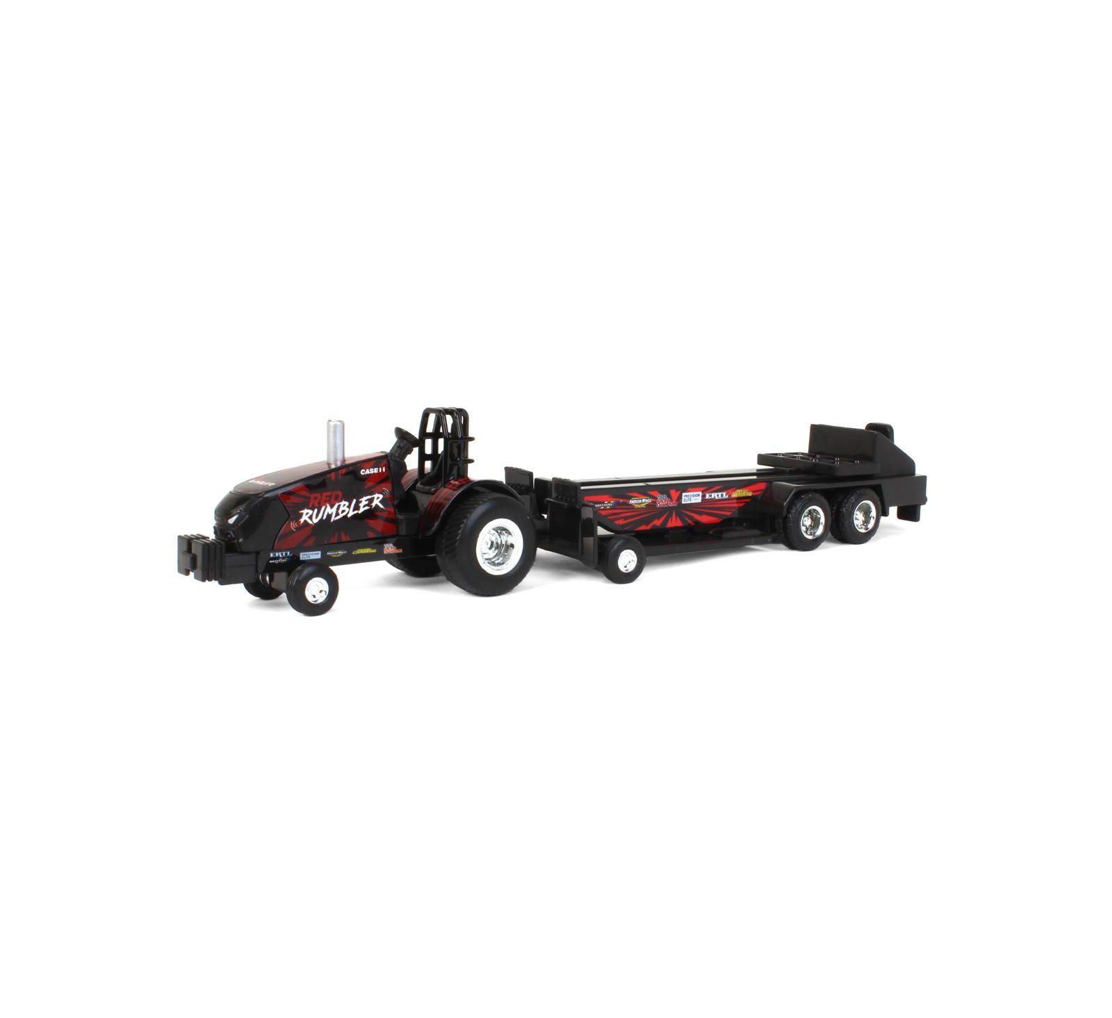 Трактор Case IH Magnum "Red Rumbler" 1/64 с санями для тяги