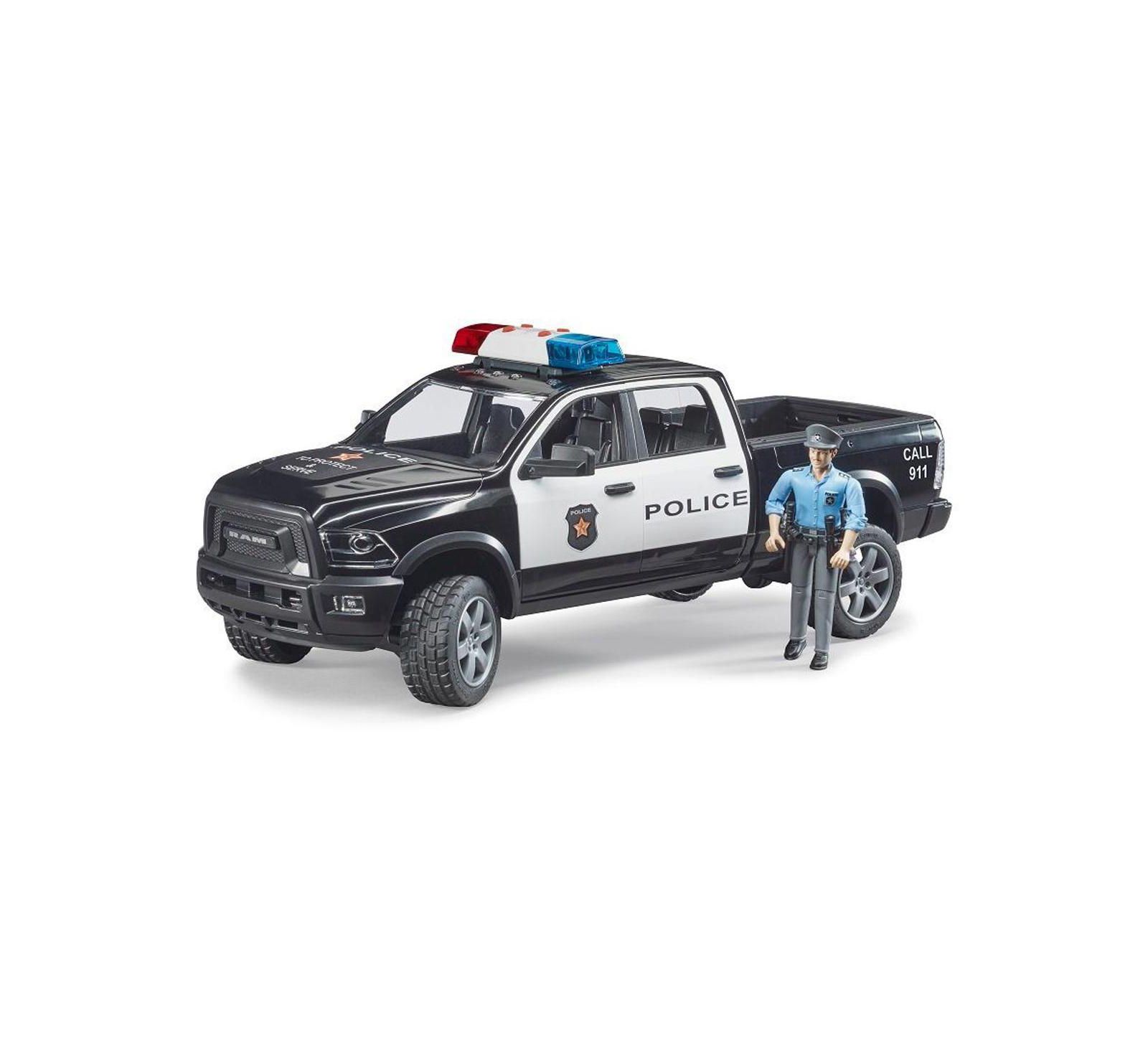 Модель Bruder 1/16 Ram Police Pick-up Truck с полицейским