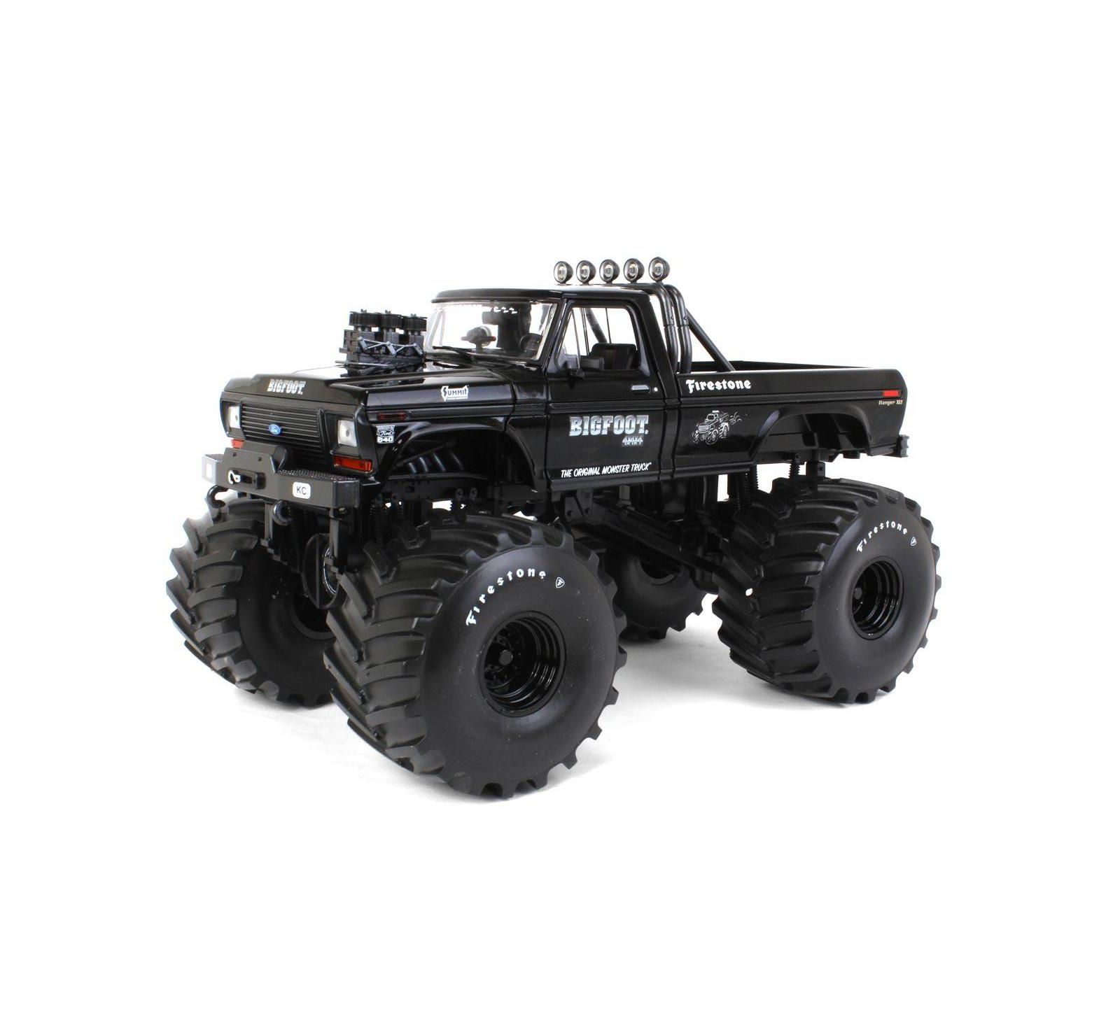 Модельно-коллекционная машина Greenlight 1/18 1974 Ford F-250 Ranger XLT Monster Truck, Bigfoot #1, Black Bandit
