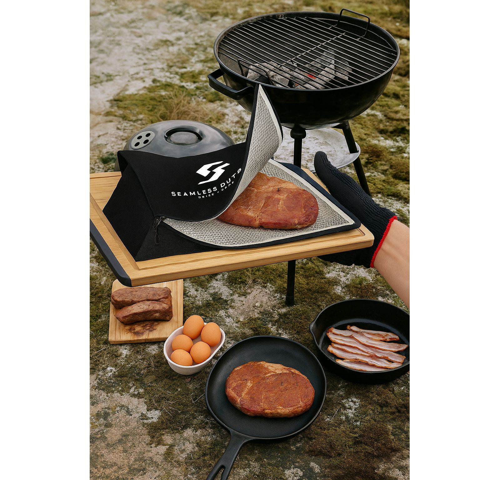 Insulated BBQ Blanket -Black