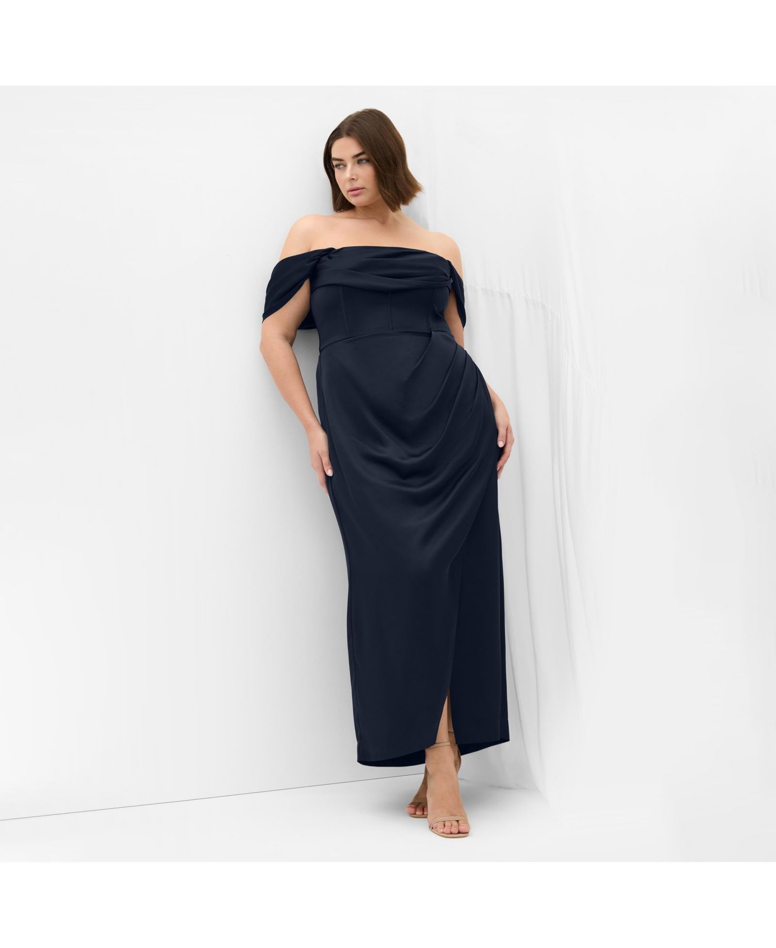 Платье макси Plus Size CITY CHIC Forbidden Love