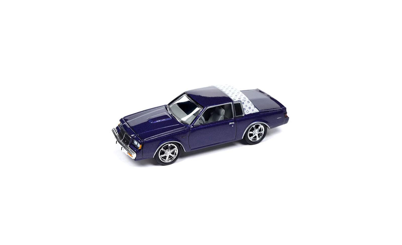 Моделька 1/64 Johnny Lightning 1987 Buick Regal T-Type Custom, Metallic Purple