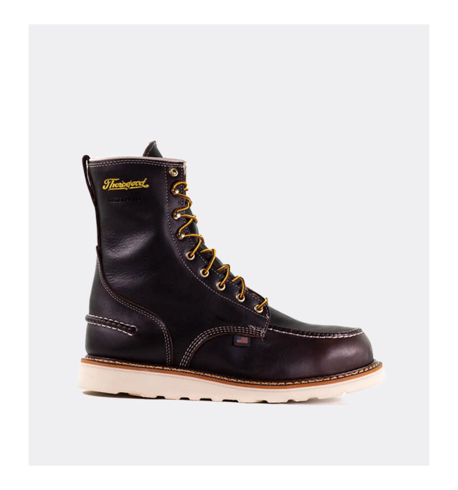 Мужские рабочие ботинки Thorogood 1957 Series Waterproof 8" Briar Pitstop Moc Toe