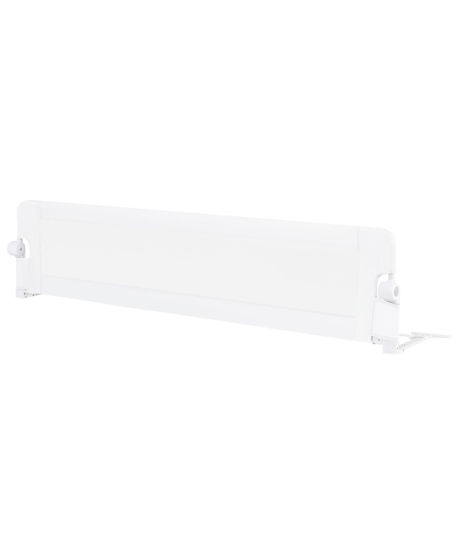 Slickblue Kids Swing-Down Foldable Bed Rail Guard with Safety Strap Adjustable