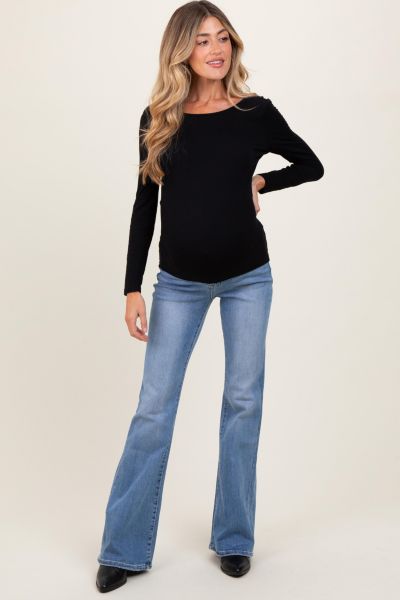 Pinkblush Женские джинсы Flare Vintage Wash Light Blue