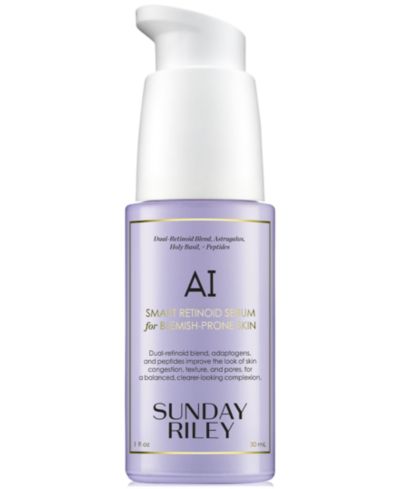 Sunday Riley AI Smart Retinoid сыворотка для кожи, склонной к высыпаниям, 1 oz.