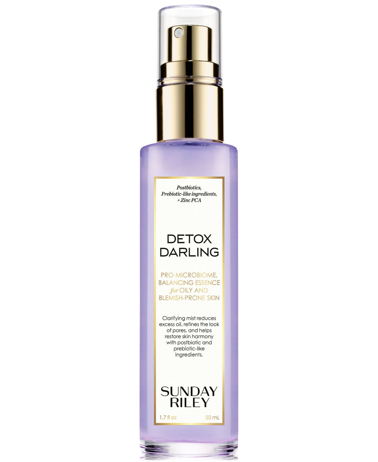 Sunday Riley Detox Darling Pro-Microbiome, Balancing Essence For Oily & Blemish-Prone Skin, 1.7 oz.