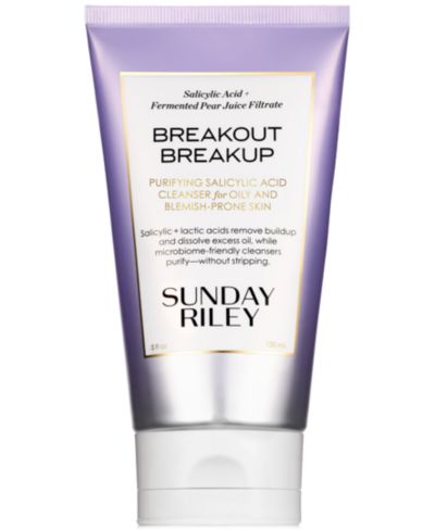 Sunday Riley Breakout Breakup Purifying Salicylic Acid Cleanser For Oily & Blemish-Prone Skin, 5 oz.
