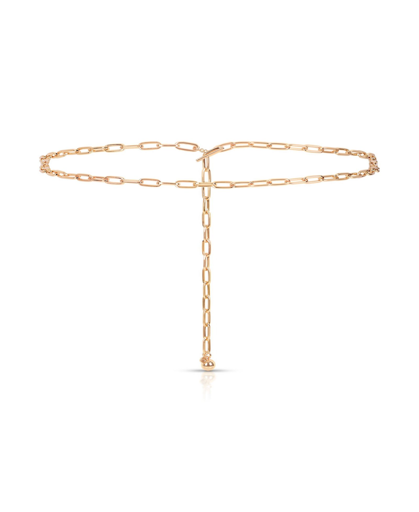 ETTIKA Paperclip Chain Hip Belt