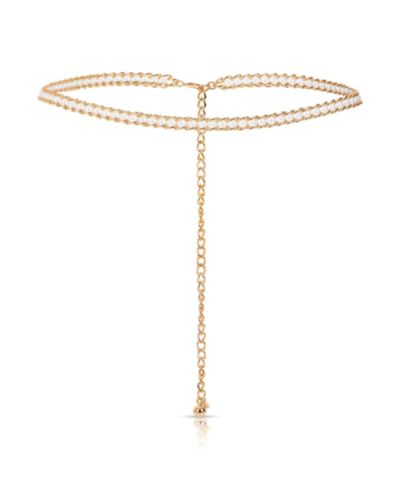 ETTIKA Cultivated Pearl Chain Hip Belt