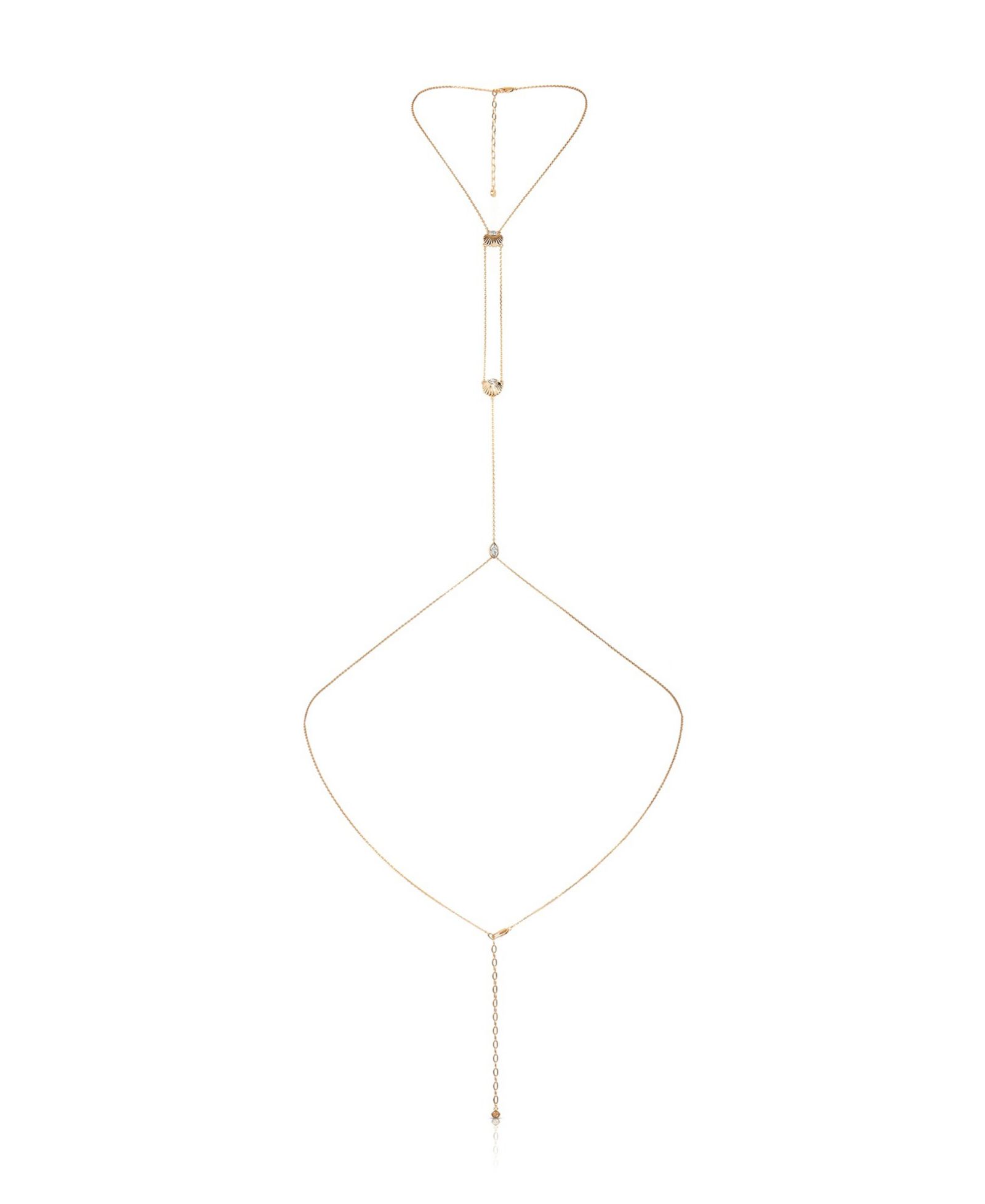 Изящная цепочка на тело ETTIKA Shell Body Chain