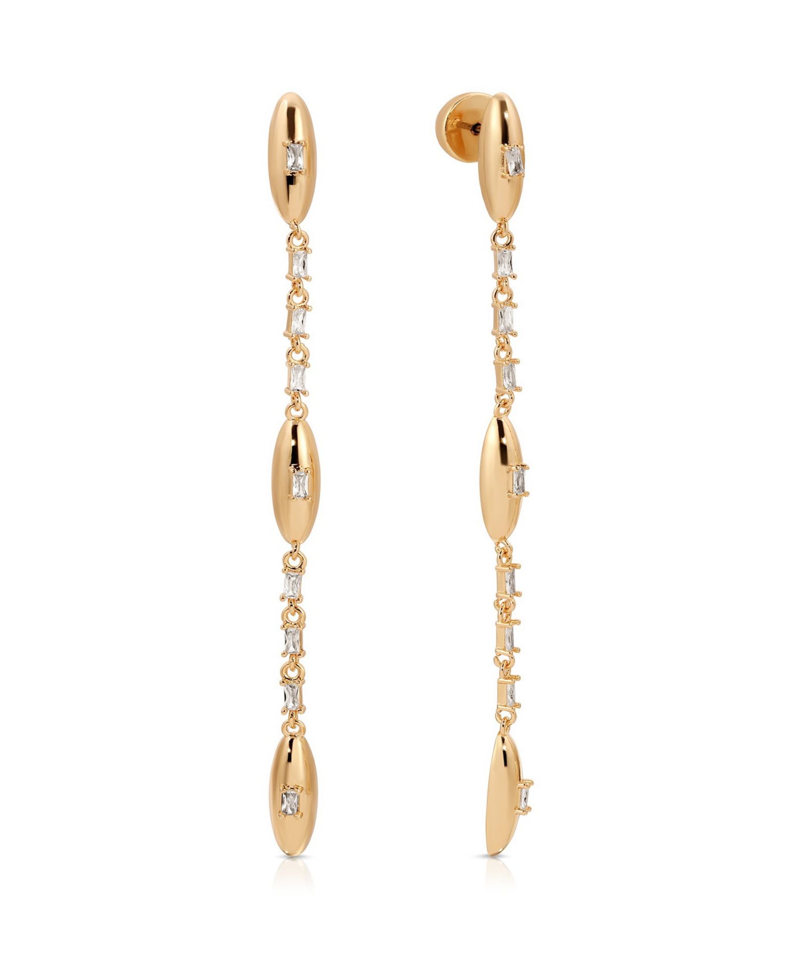 Серьги ETTIKA Oval Dome Linear