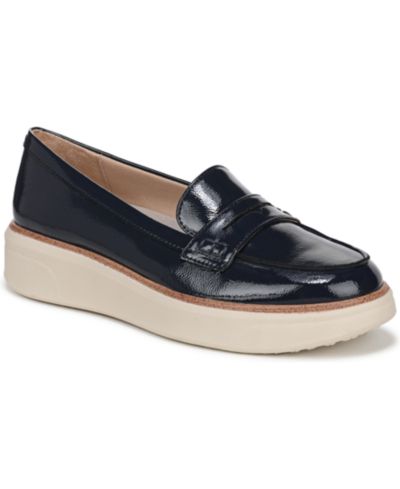 Lux Navy Patent Faux Leather