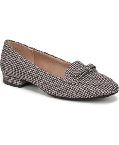 LifeStride Женские Claudine Square Toe Block Heel Ballerina Flats