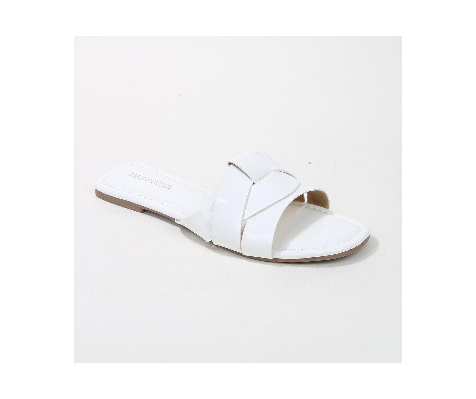BERNESS Сандалии Topaz Patent Woven Slides