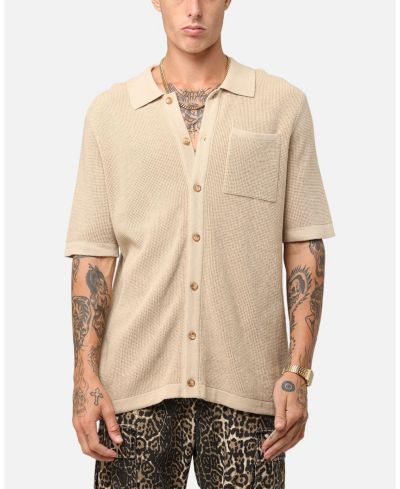 Мужская рубашка XXIII Men's Zyair Knit Rib Button Up