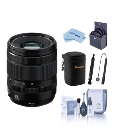 Объектив Fujifilm XF 16-50mm f/2.8-4.8 R LM WR, комплект с включёнными аксессуарами