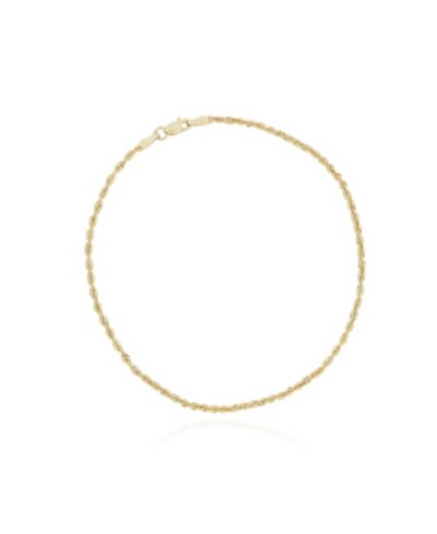 The Lovery Rope Chain Bracelet 2.5 millimeters 7 inches
