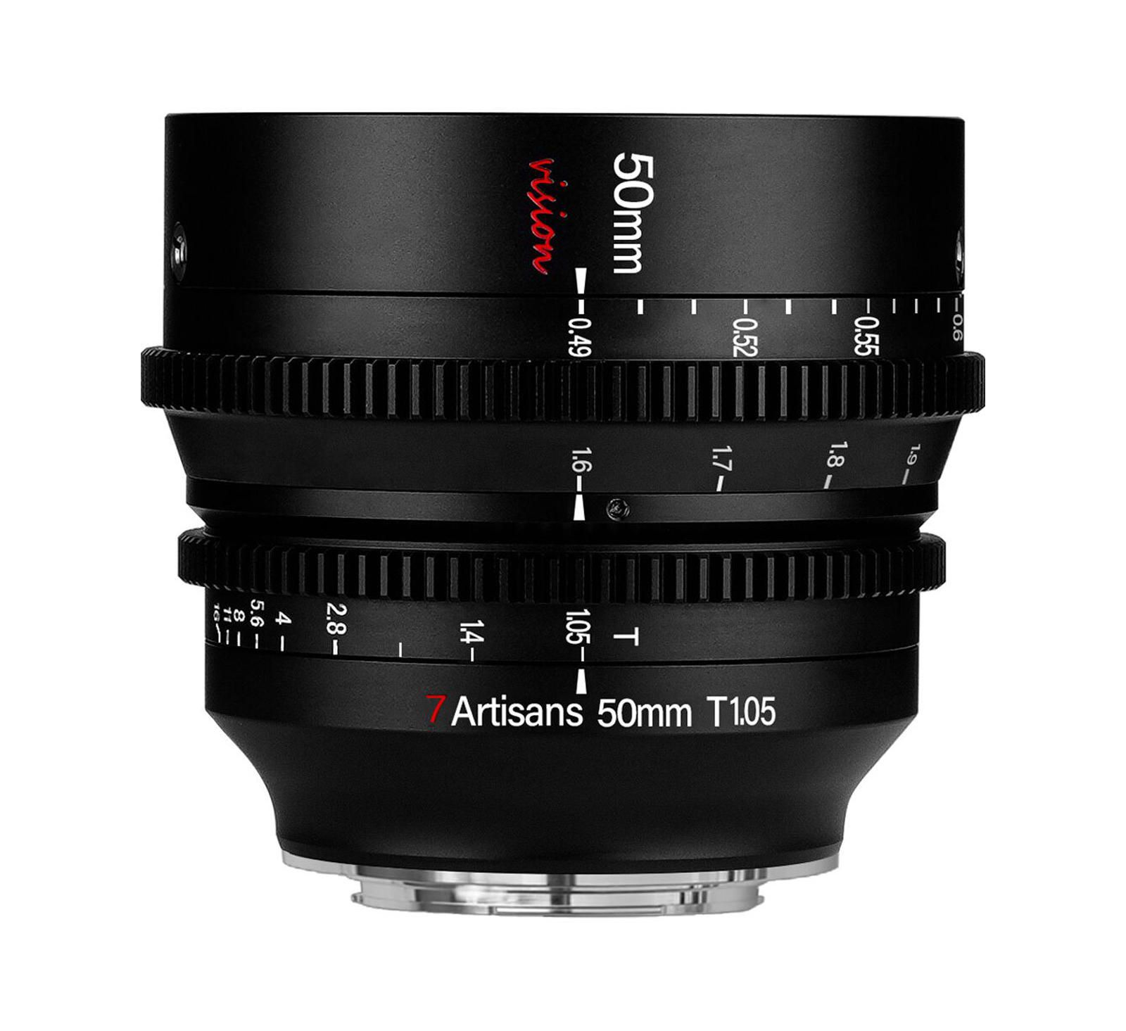 7 Artisans 50mm T1.05 Vision Manual Focus Lens for Fujifilm X