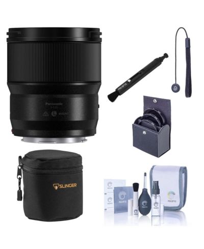 Объектив Panasonic LUMIX S 35mm f/1.8, комплект с небольшим чехлом для объектива, набором фильтров 67mm, ручкой для чистки объектива, набором для чистки и шнурком для колпачка