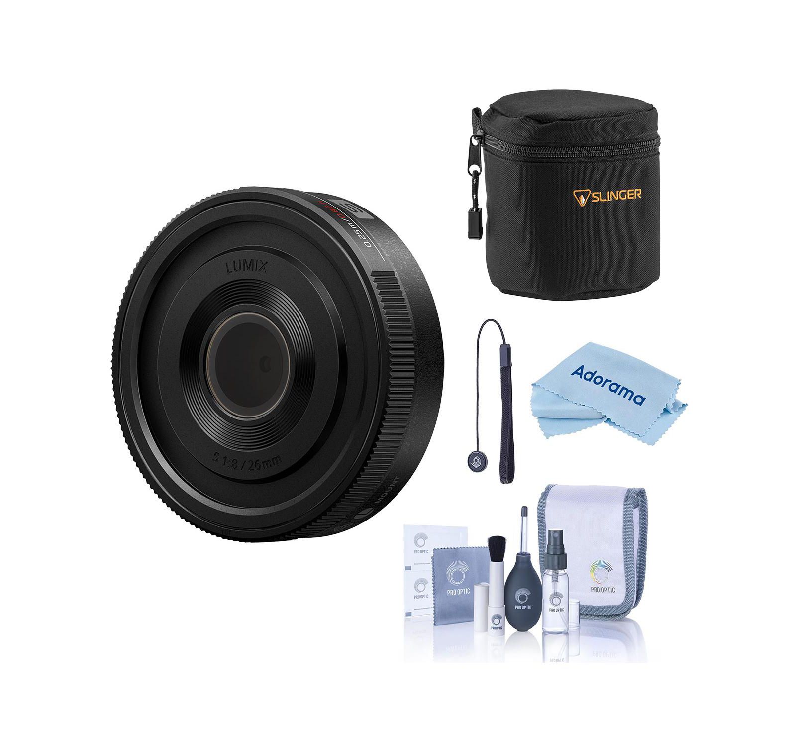 Panasonic LUMIX S 26mm f/8 Lens, Bundle with Included Value