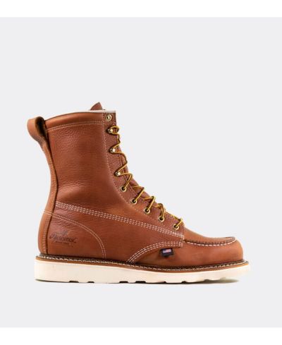 Thorogood Men's American Heritage 8" Tobacco Moc Toe Work Boots for Men