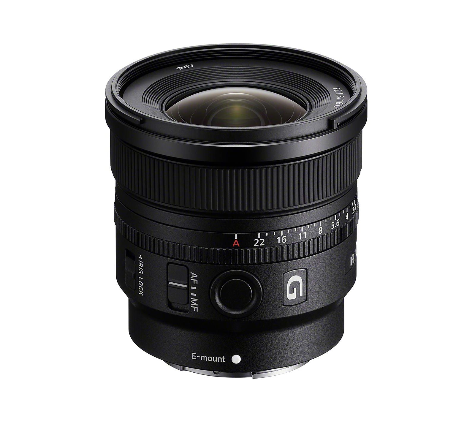 Sony объектив FE 16mm f/1.8 G, черный