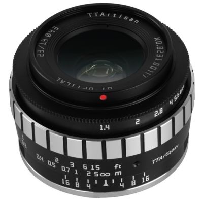 Объектив TTArtisan 23mm f/1.4 для Nikon Z, черный/серебристый