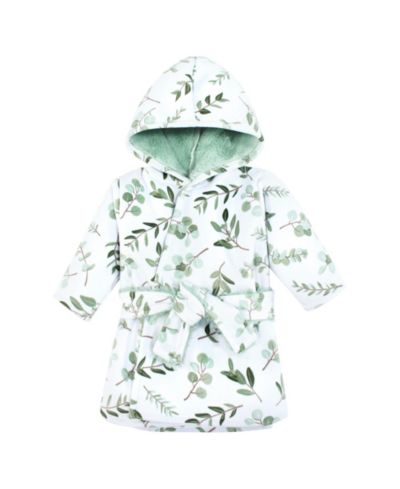 Hudson Baby Sumptuous Mink-Tone Robe with Faux Fur Interior for Poolside & Beach