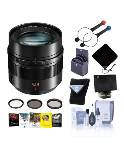 Panasonic LUMIX G Leica DG Nocticron 42.5mm f/1.2 MFT Lens w/PC Softwares
