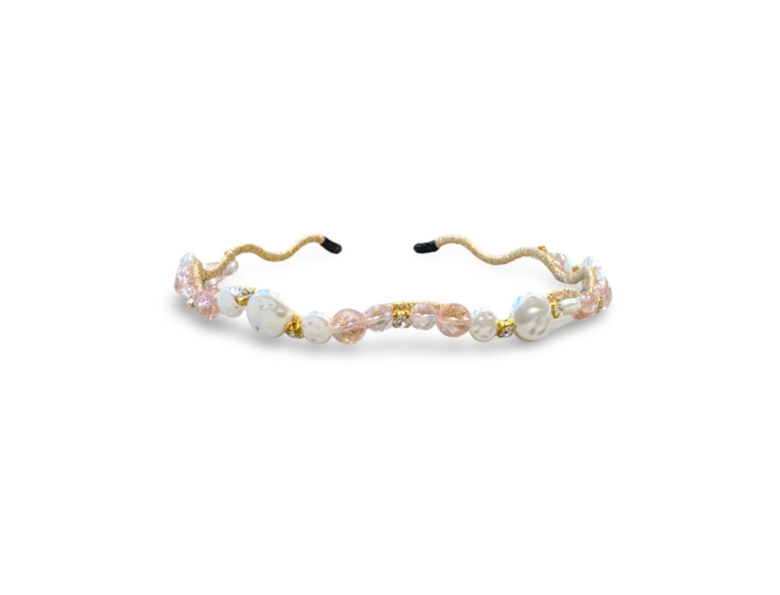 Повязка на голову Wavy Oyster Pearl, Pink