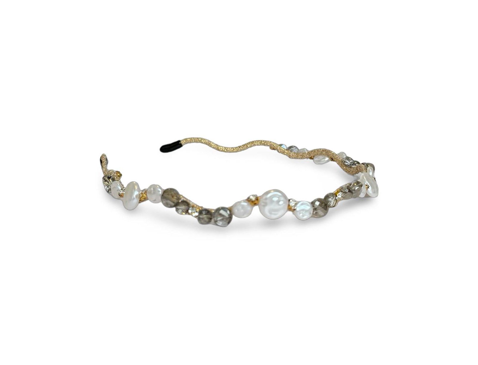 Повязка на голову Wavy Oyster Pearl - Grey