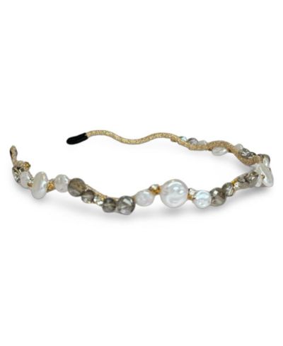 Повязка на голову Wavy Oyster Pearl - Grey