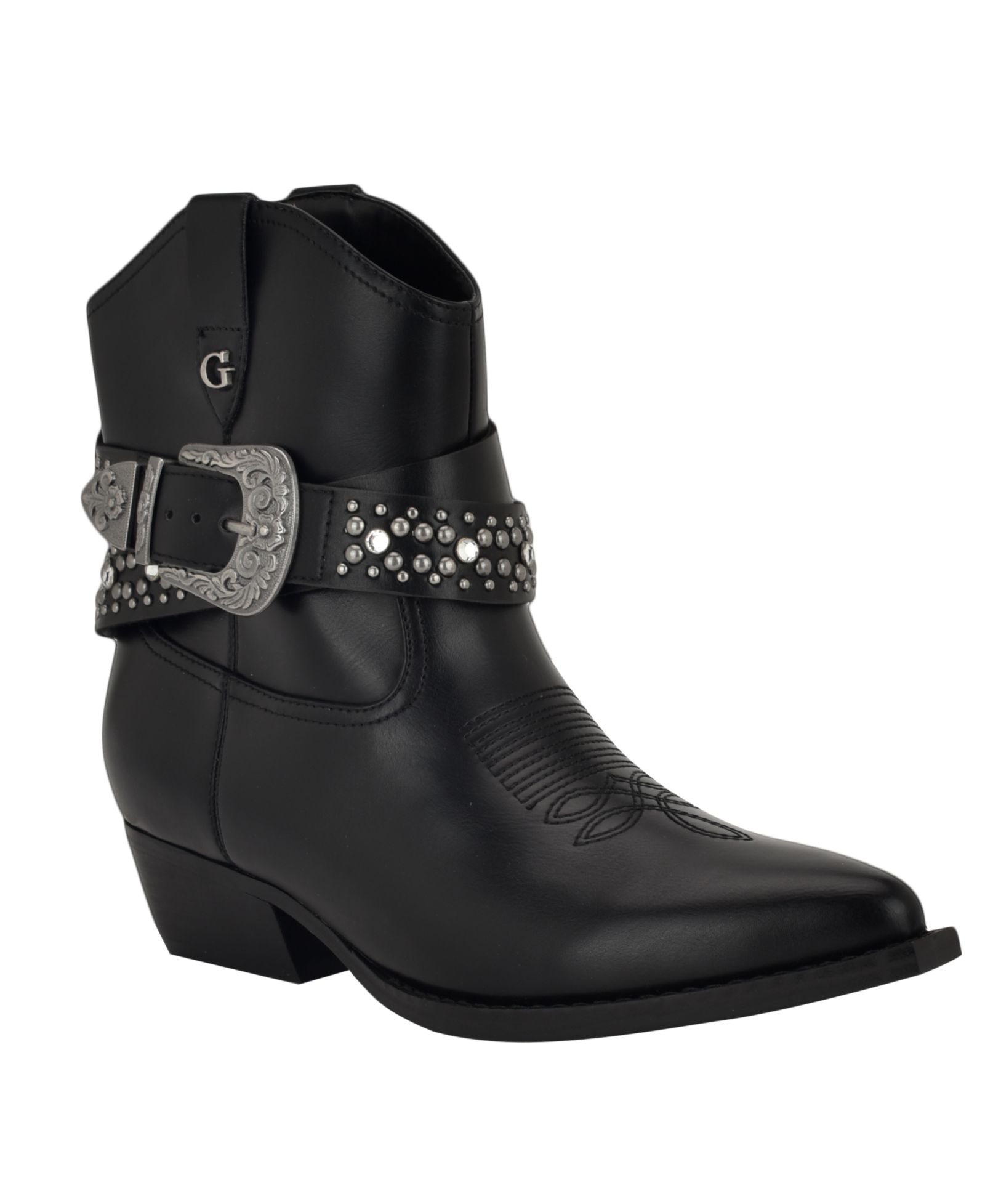 Ботильоны GUESS Women's Lansly Embellished Buckle Western
