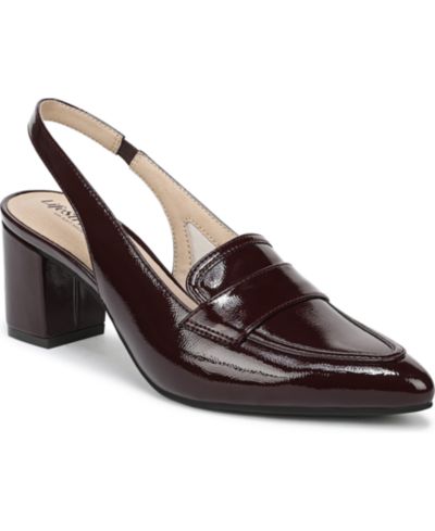 Chocolate Plum Faux Patent Leather