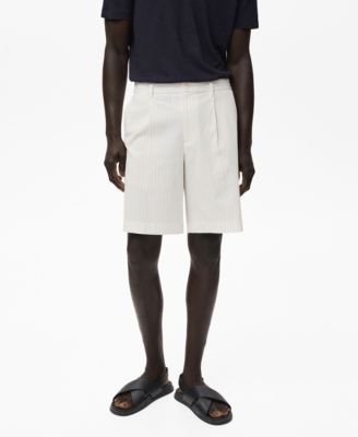 Мужские хлопковые шорты-бермуды Mango Slim-Fit Chino