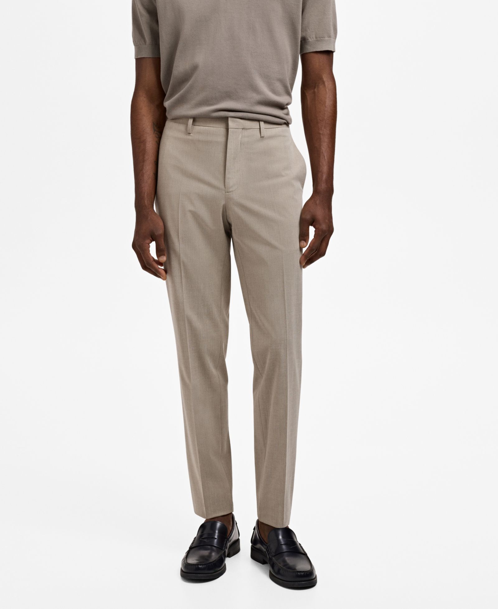 Мужские брюки Mango Stretch Fabric Super Slim-Fit Suit