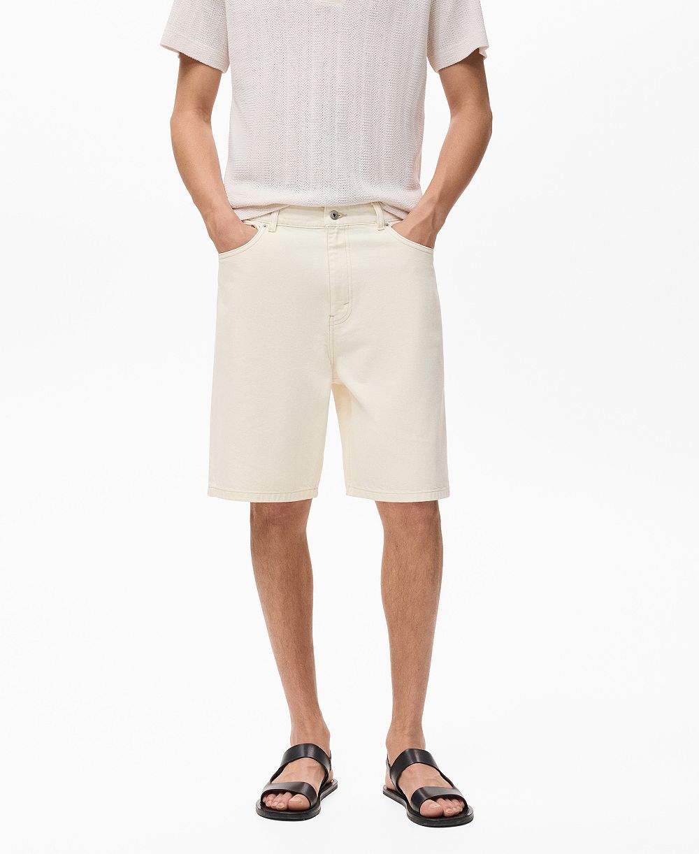 Мужские джинсовые шорты Mango Relaxed-Fit 9.53" бермуды